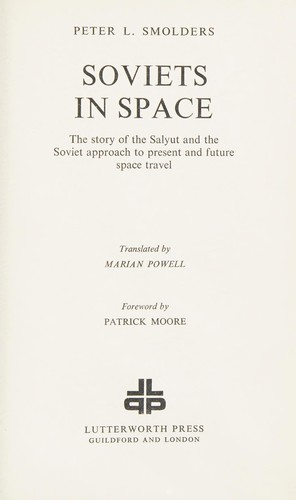 Cover for Soviets in space