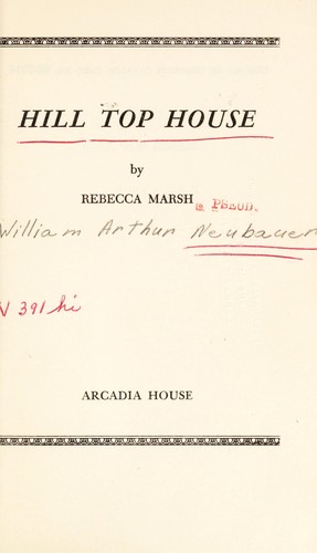 Cover for Hill Top House