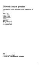 Cover for Europa zonder grenzen