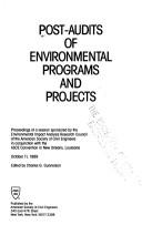 Cover for Post-Audits of Environmental Programs and Projects