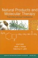 Cover for Natural Products and Molecular Therapy (Annals of the New York Academy of Sciences)