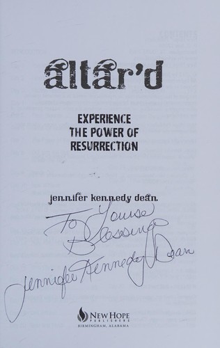 Cover for Altar'd