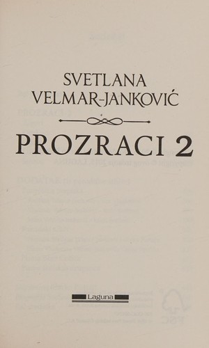 Cover for Prozraci 2