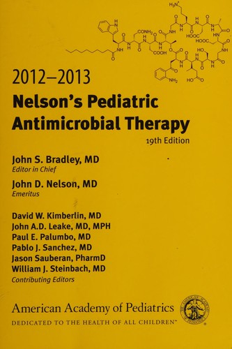Cover for Nelson's pediatric antimicrobial therapy