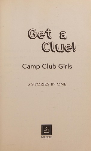 Cover for Camp Club Girls Get a Clue!