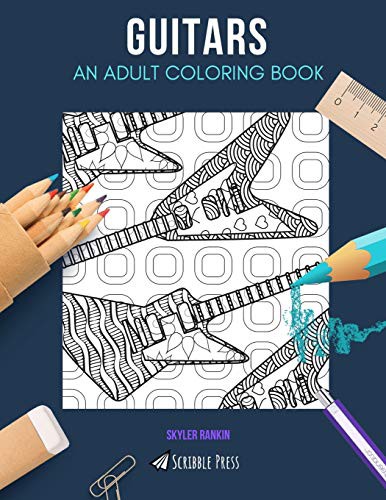 Cover for GUITARS : AN ADULT COLORING BOOK