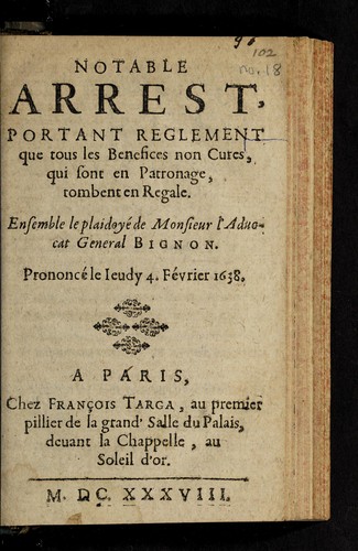 Cover for Notable arrest