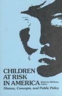 Cover for Children at Risk in America