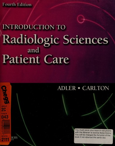 Cover for Introduction to radiologic sciences and patient care
