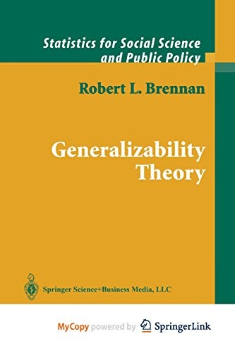 Cover for Generalizability Theory