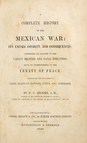 Cover for A complete history of the Mexican War