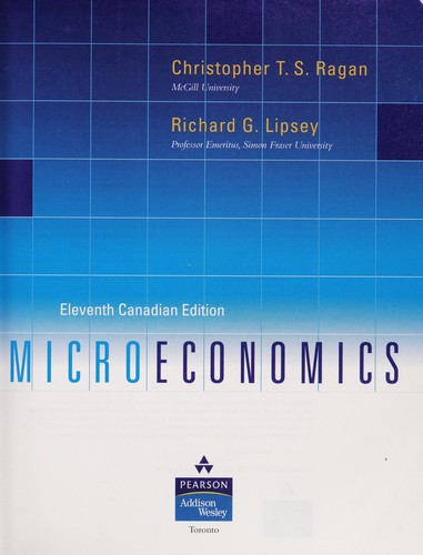 Cover for Microeconomics