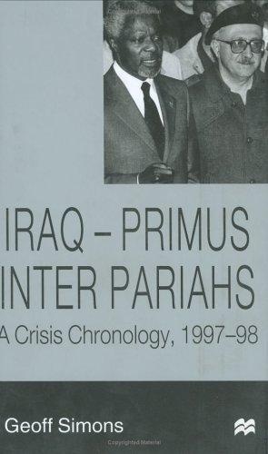 Cover for Iraq-primus inter pariahs