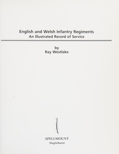 Cover for English and Welsh infantry regiments