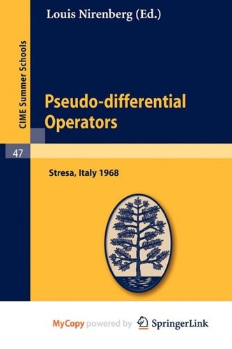 Cover for Pseudo-differential Operators