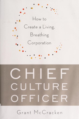 Cover for Chief culture officer