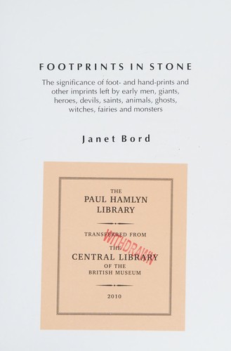 Cover for Footprints in stone
