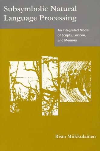 Cover for Subsymbolic natural language processing