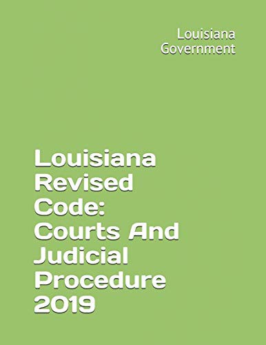 Cover for Louisiana Revised Code