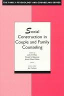 Cover for Social construction in couple and family counseling