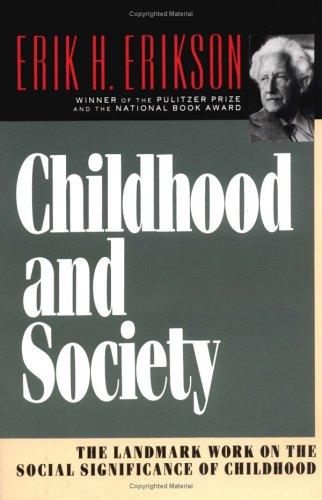 Cover for Childhood and society