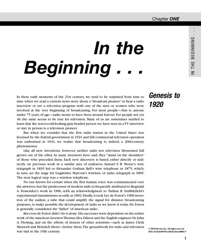Cover for The broadcast century and beyond