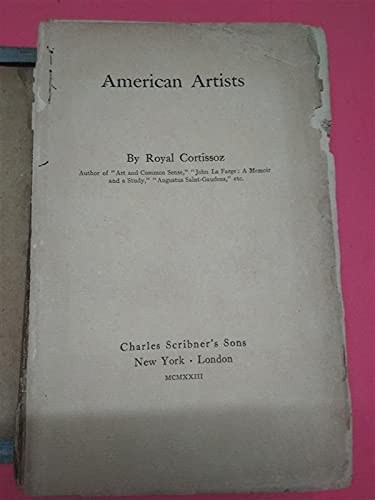 Cover for American artists.