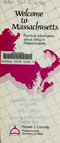 Cover for Welcome to Massachusetts
