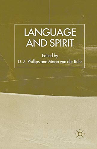 Cover for Language and Spirit