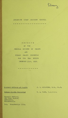 Cover for [Report 1958]