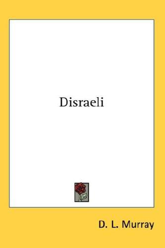 Cover for Disraeli