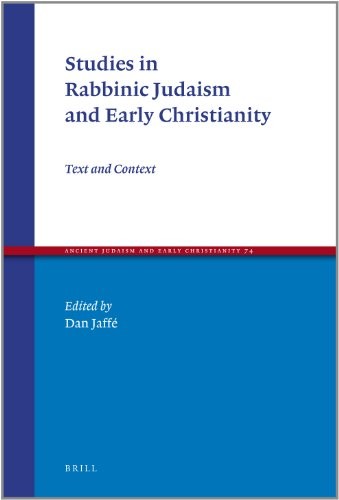 Cover for Studies in rabbinic Judaism and early Christianity