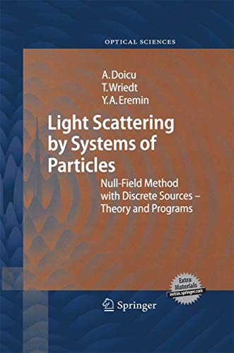 Cover for Light Scattering by Systems of Particles : Null-Field Method with Discrete Sources