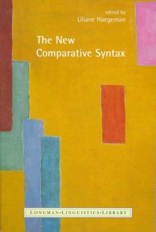 Cover for The new comparative syntax
