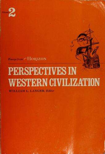 Cover for Perspectives in western civilization