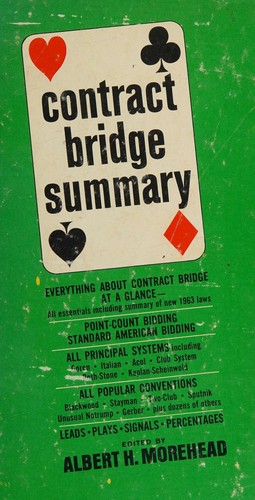 Cover for Contract Bridge Summary