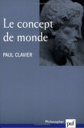 Cover for Le concept du monde