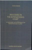 Cover for Procedure in the International Court