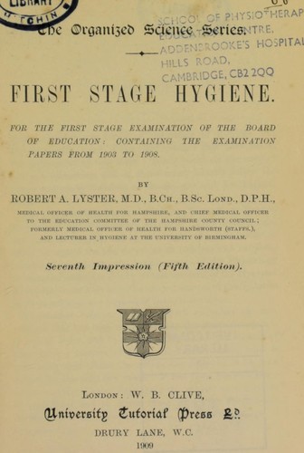 Cover for First stage hygiene