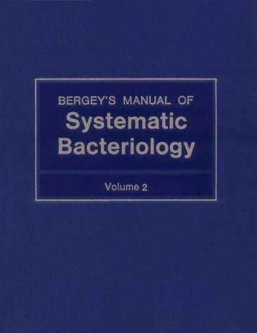 Cover for Bergey's Manual of Systematic Bacteriology