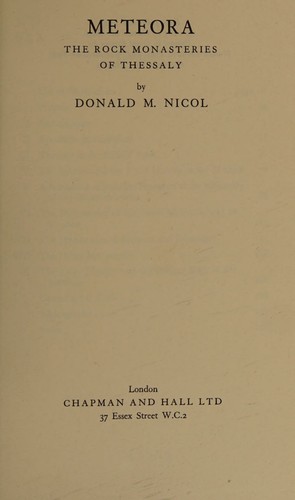 Cover for Meteora