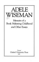 Cover for Memoirs of a book molesting childhood and other essays