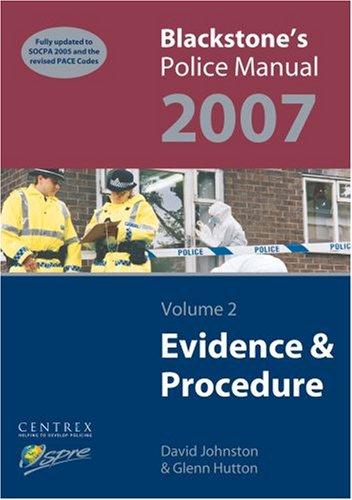 Cover for Blackstone's Police Manual: Volume 2