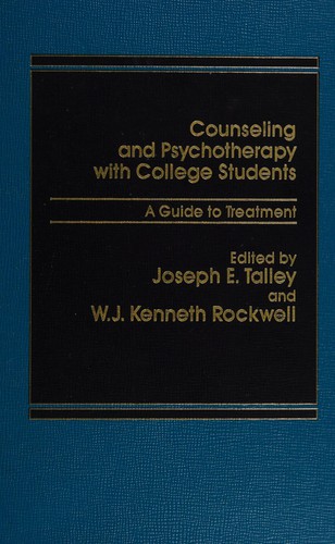 Cover for Counselingand psychotherapy with college students