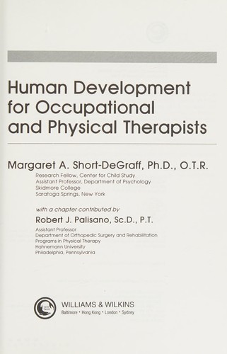 Cover for Human development for occupational and physical therapists