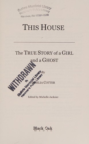 Cover for This House