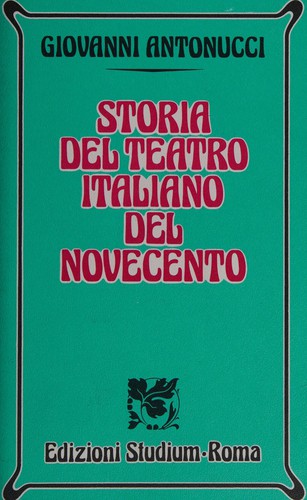 Cover for Storia del teatro italiano del Novecento