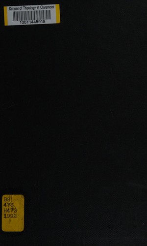 Cover for Hermeneutics, the Bible, and literary criticism