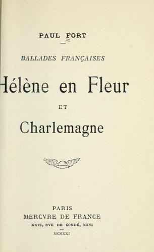 Cover for Ballades françaises