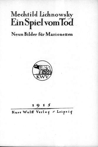 Cover for Ein Spiel vom Tod